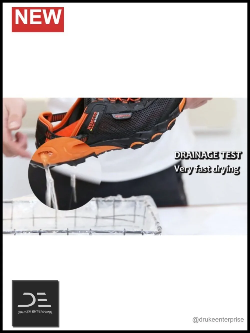 Women's Amphibious Water Shoes - Closed Toe Hiking Sandals Quick Drying Aqua